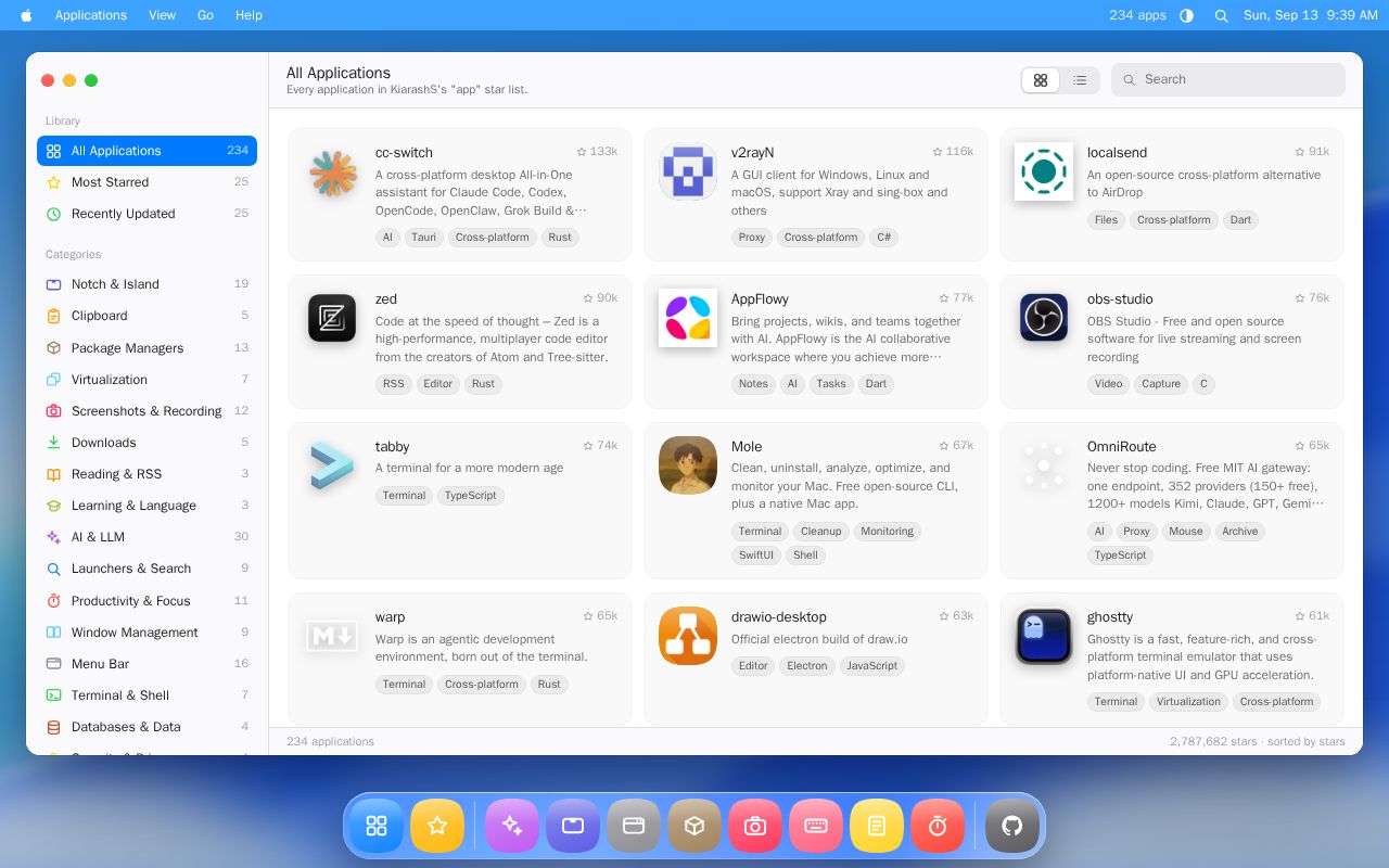 Preview of Awesome macOS Open Source Applications