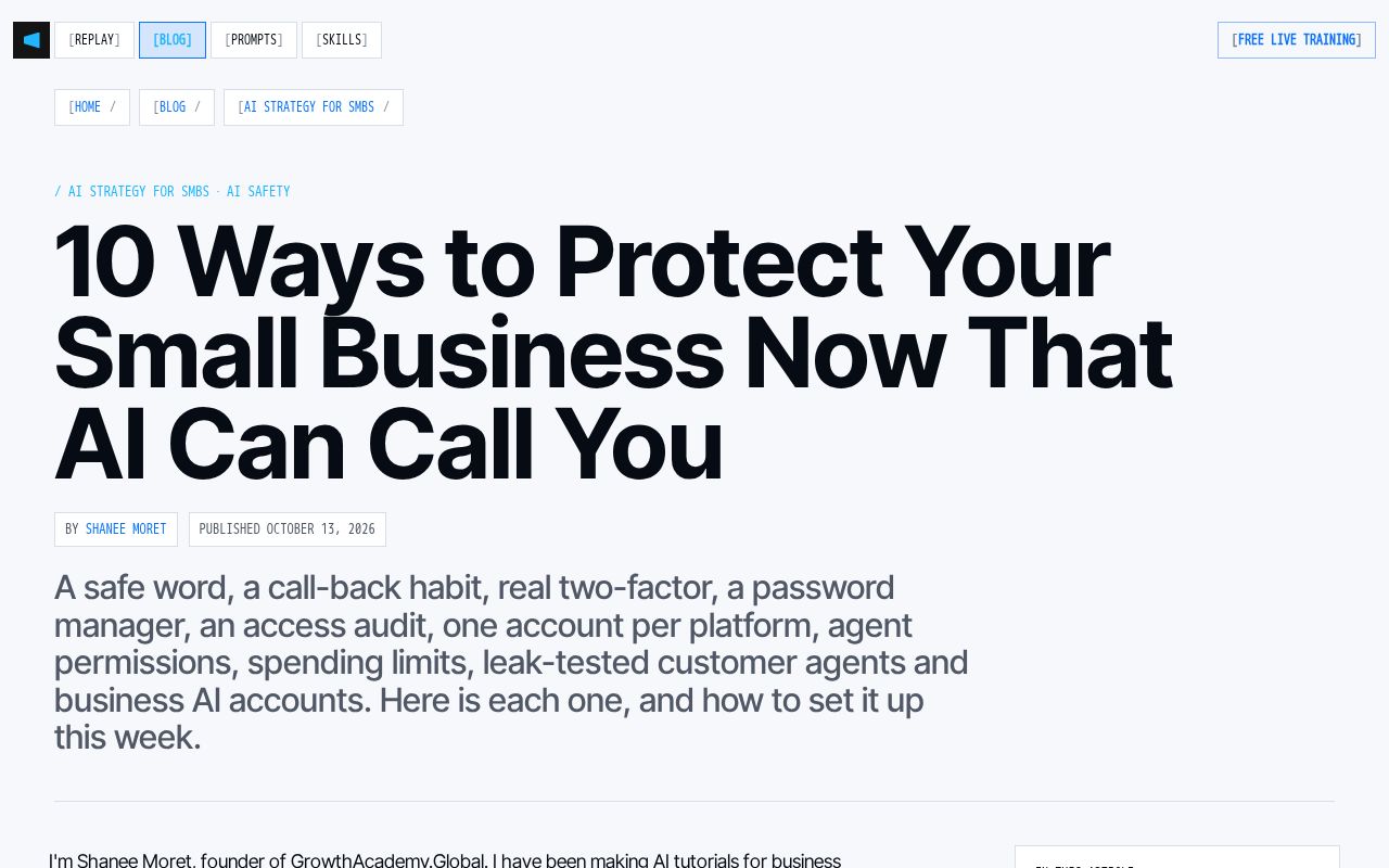 Preview of Protect Your Business