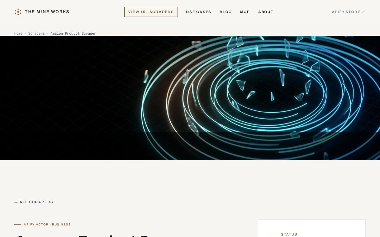 Preview of Amazon Product Scraper