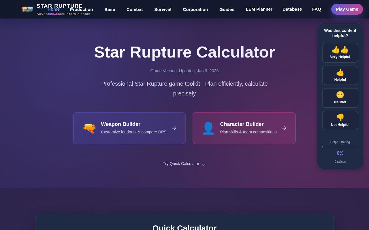 Preview of Star Rupture Tools