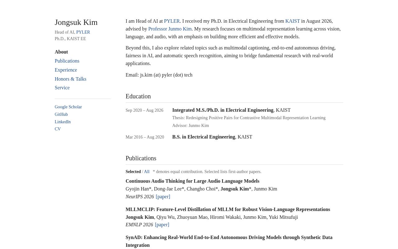 Preview of JongSuk1 Github Io
