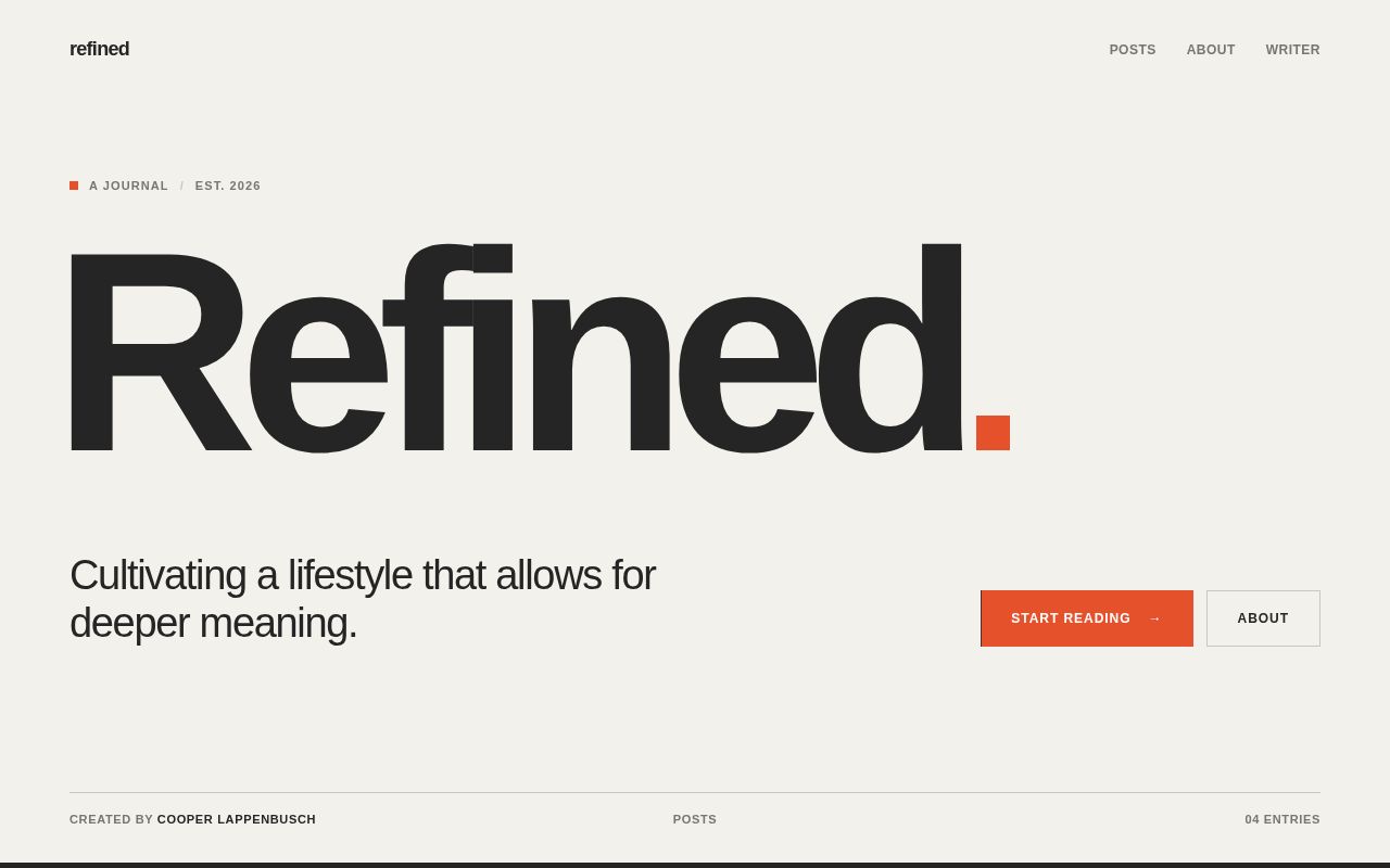 Preview of Refined