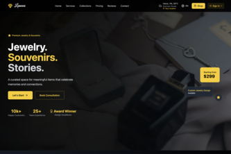 Preview of Lunova - Modern Jewelry & Souvenir E-commerce Platform