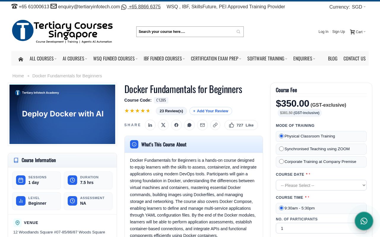 Preview of C1285 Docker Fundamentals For Beginners