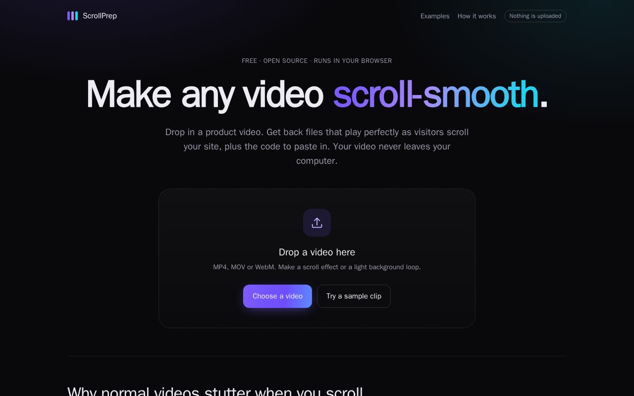 Preview of Scrollprep