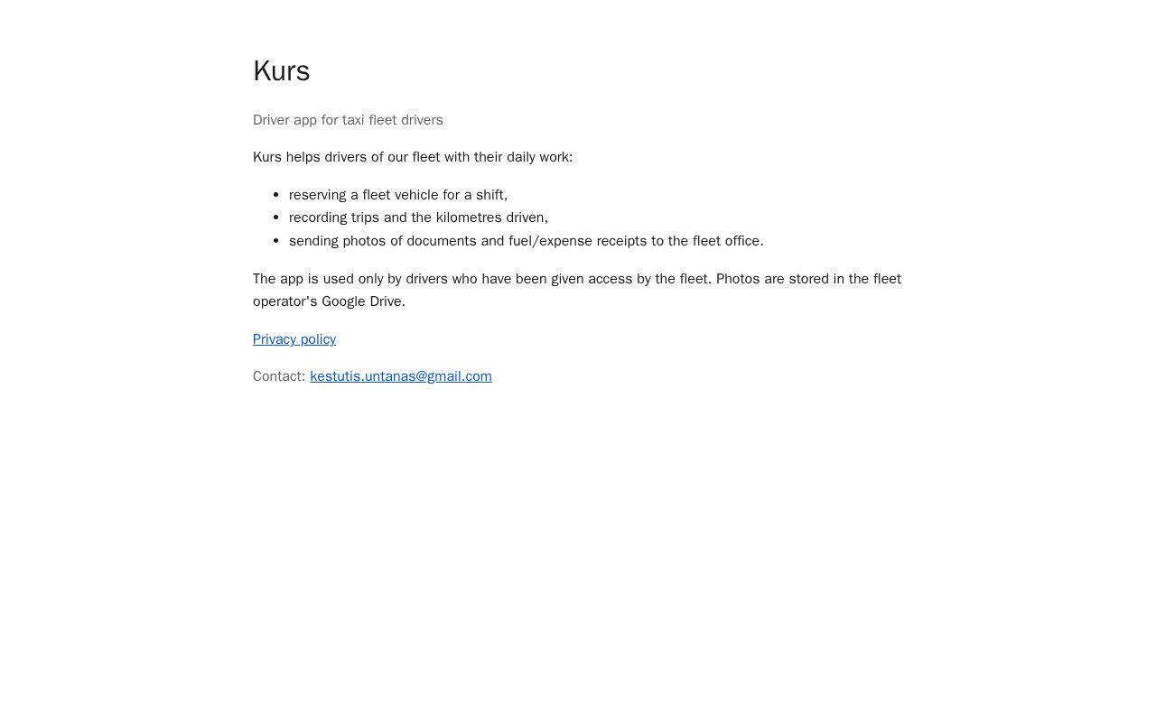 Preview of Kurs App