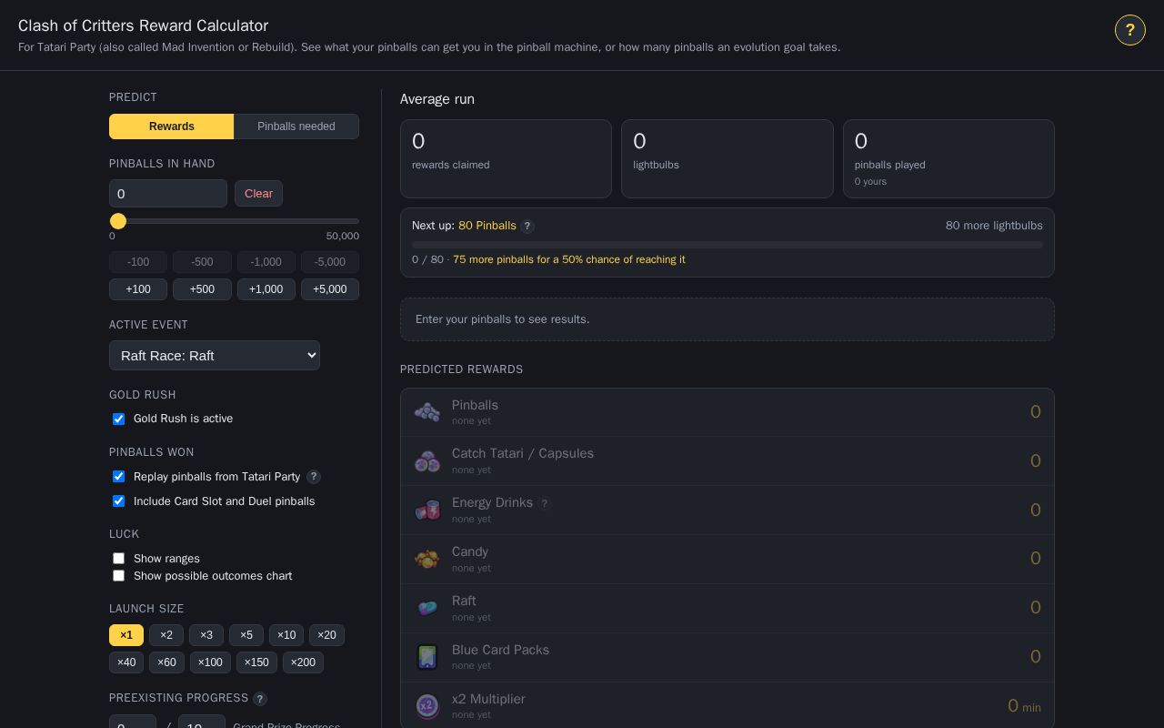 Preview of ClashOfCritterResourceCalculator