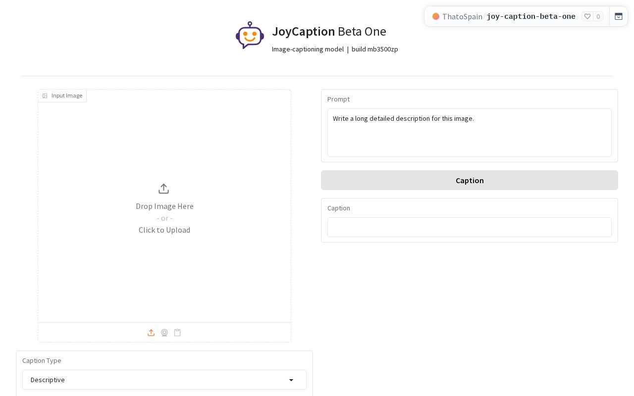 Preview of Joy Caption Beta One