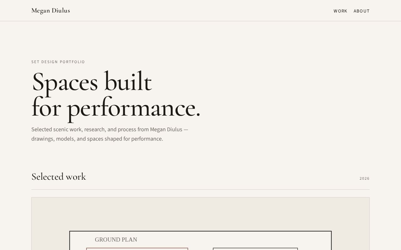 Preview of Set design portfolio