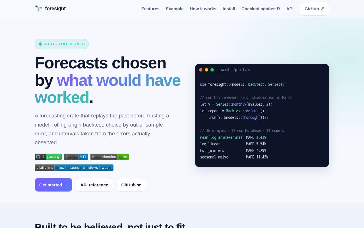 Preview of Foresight