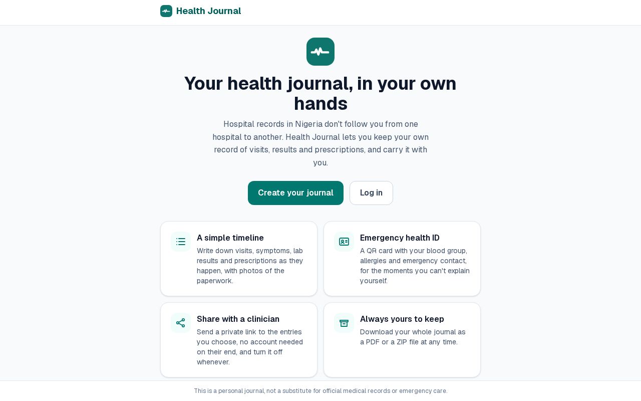 Preview of Health Journal