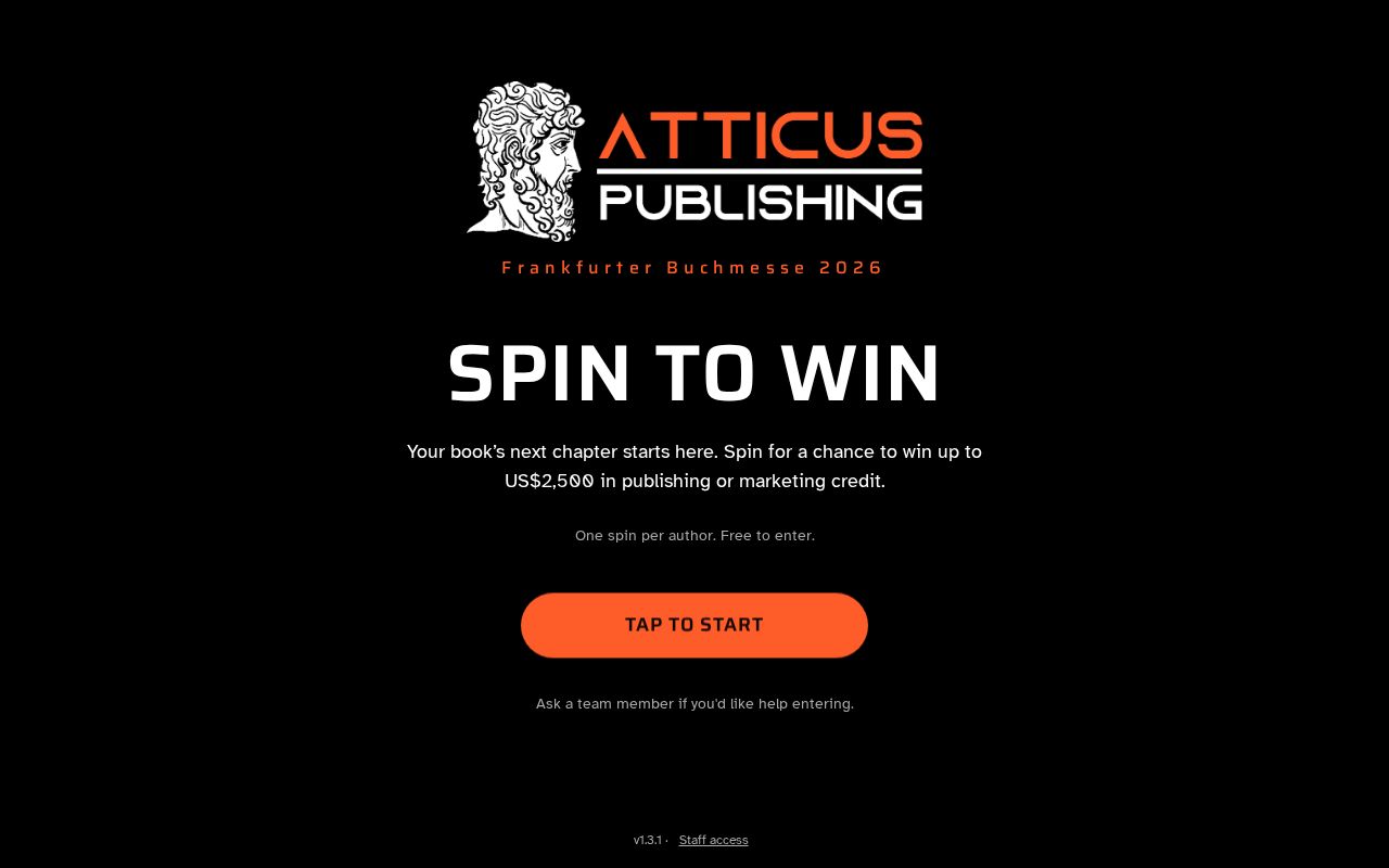 Preview of Atticus Giveaway