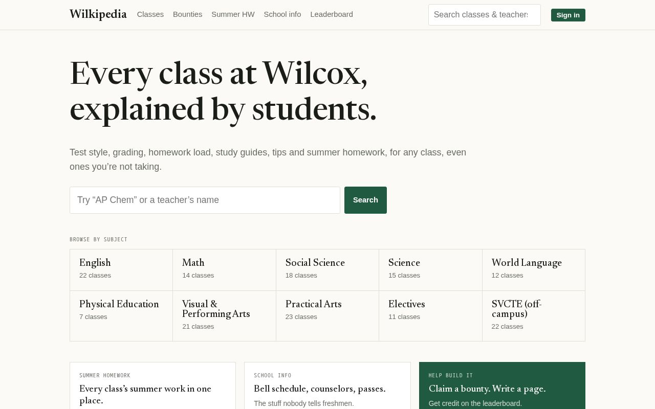 Preview of Wilkipedia