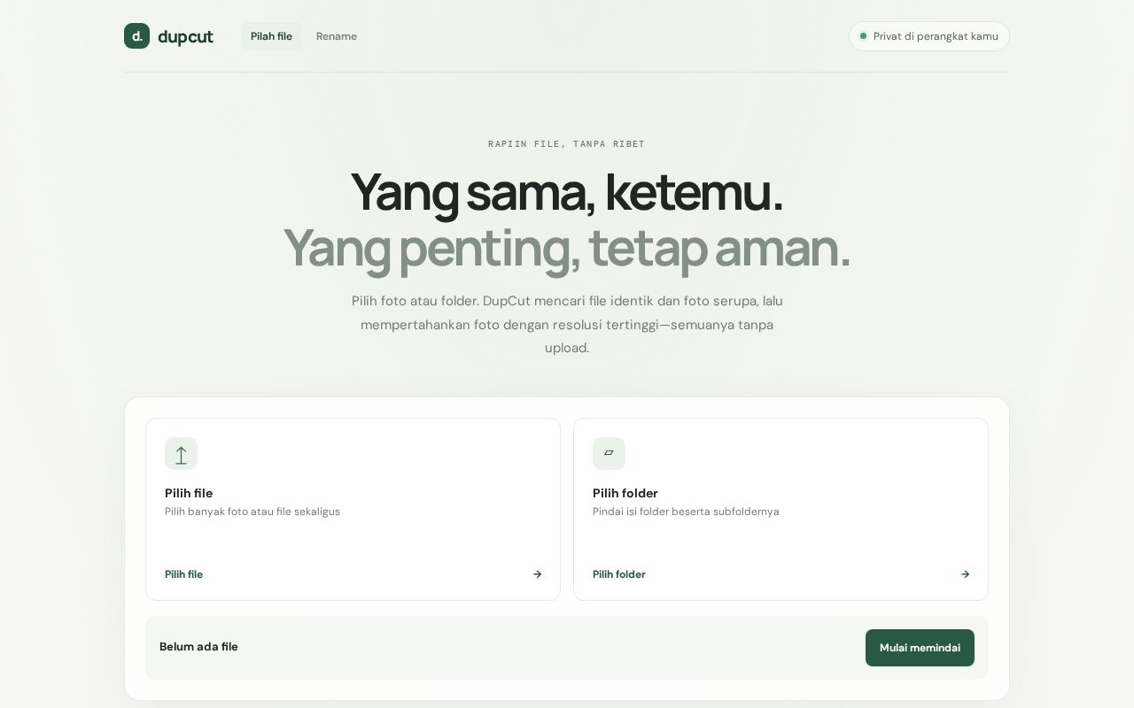 Preview of Dupcut