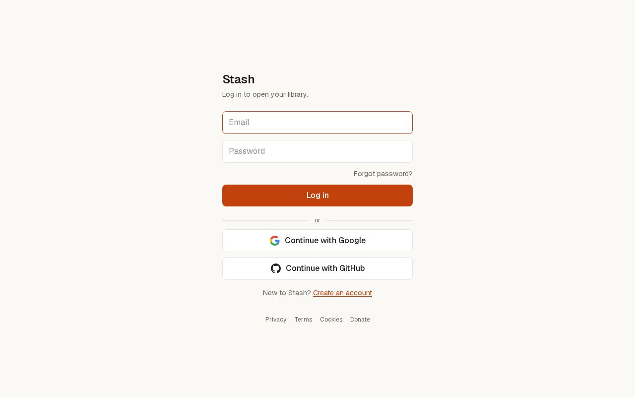 Preview of Stash Downloads