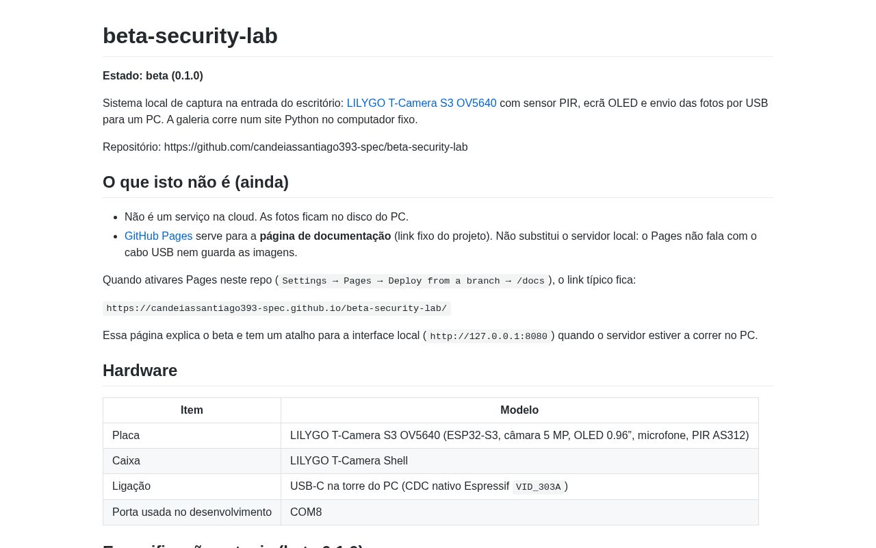 Preview of Beta Security Lab