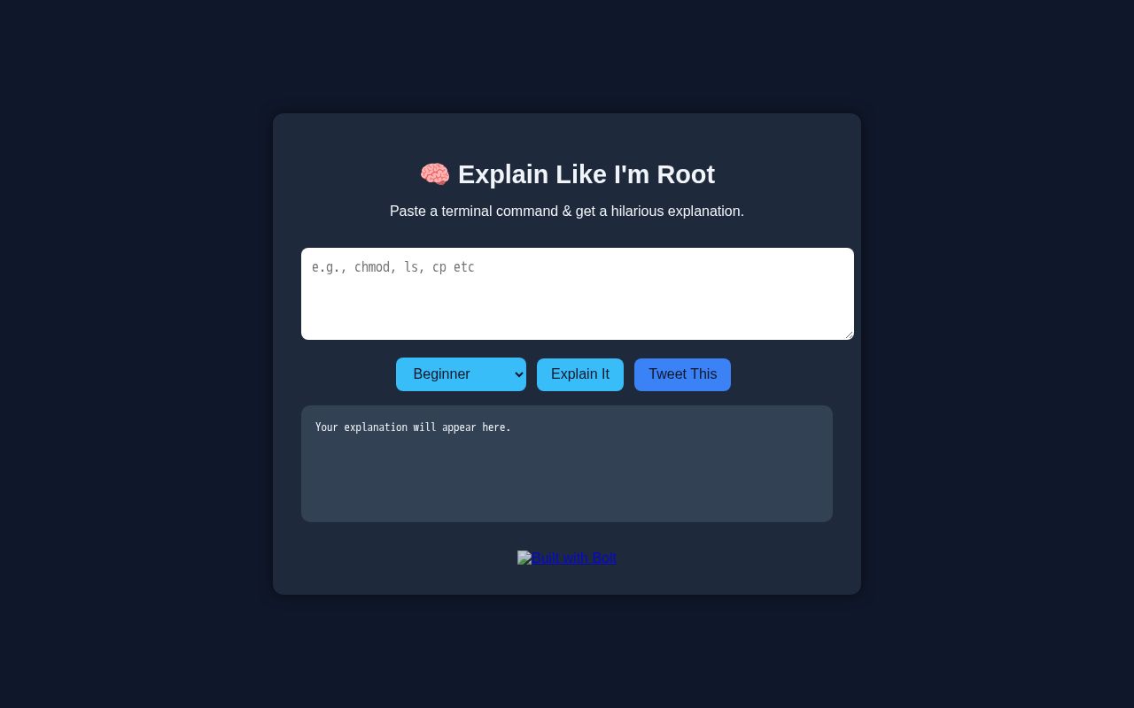 Preview of Explain Like I'm Root