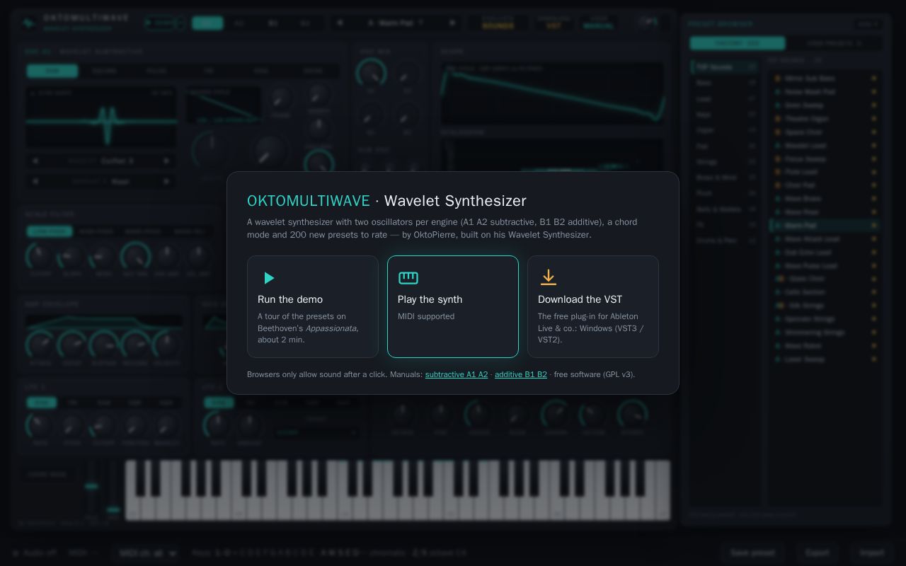 Preview of Okto MultiWave Synth