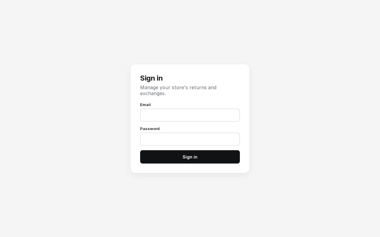 Preview of Returnapp