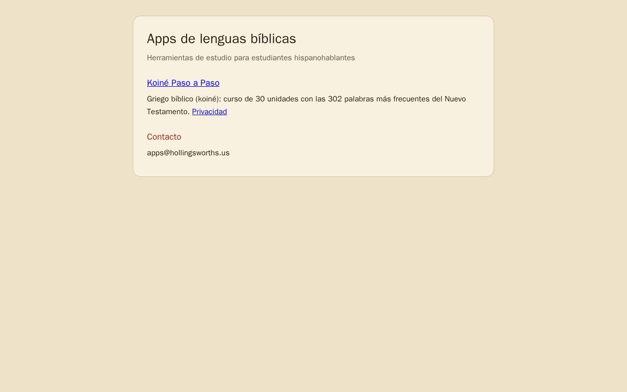 Preview of Apps