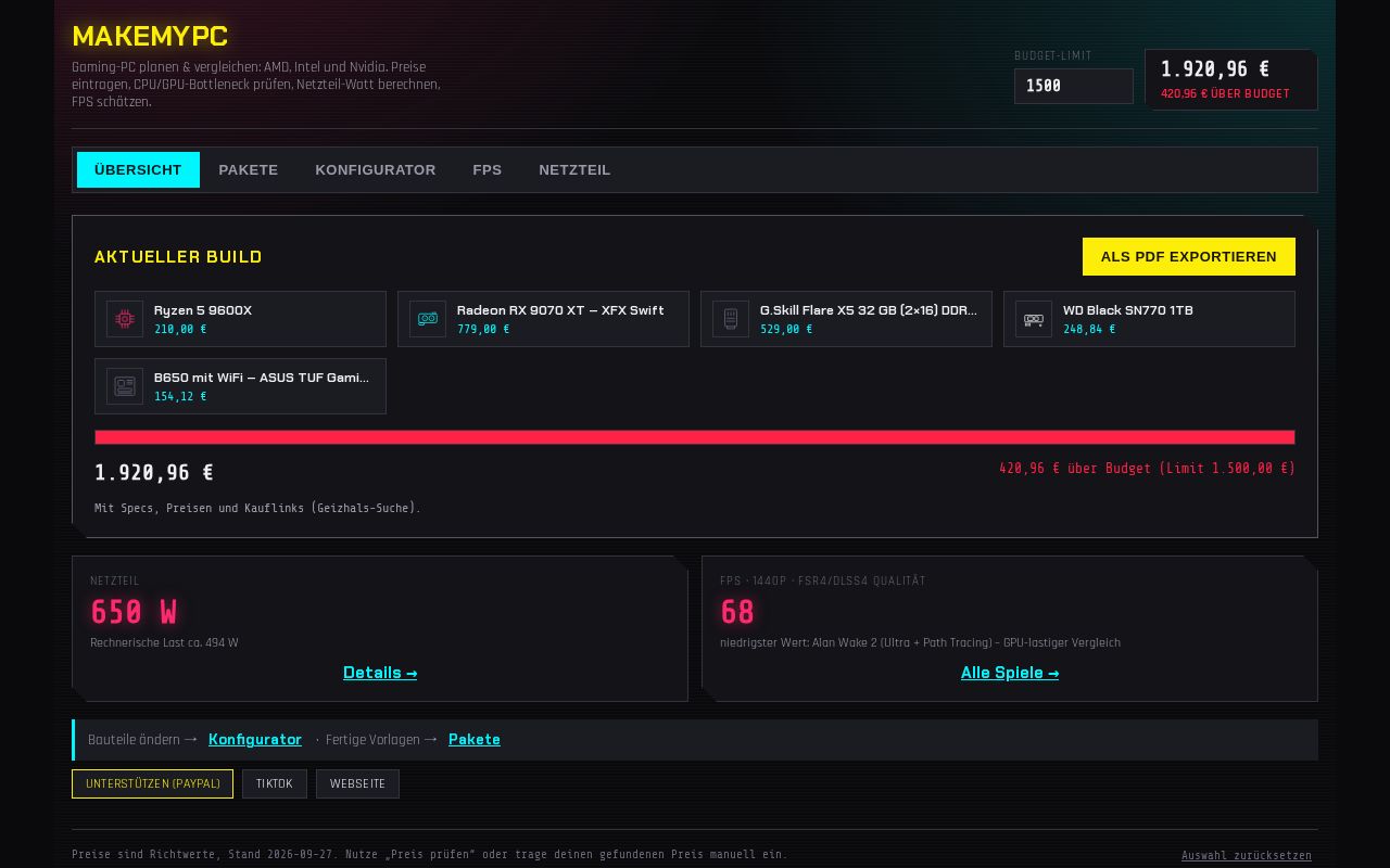 Preview of MakeMyPC