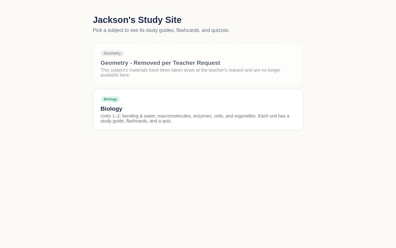 Preview of Jackson Study