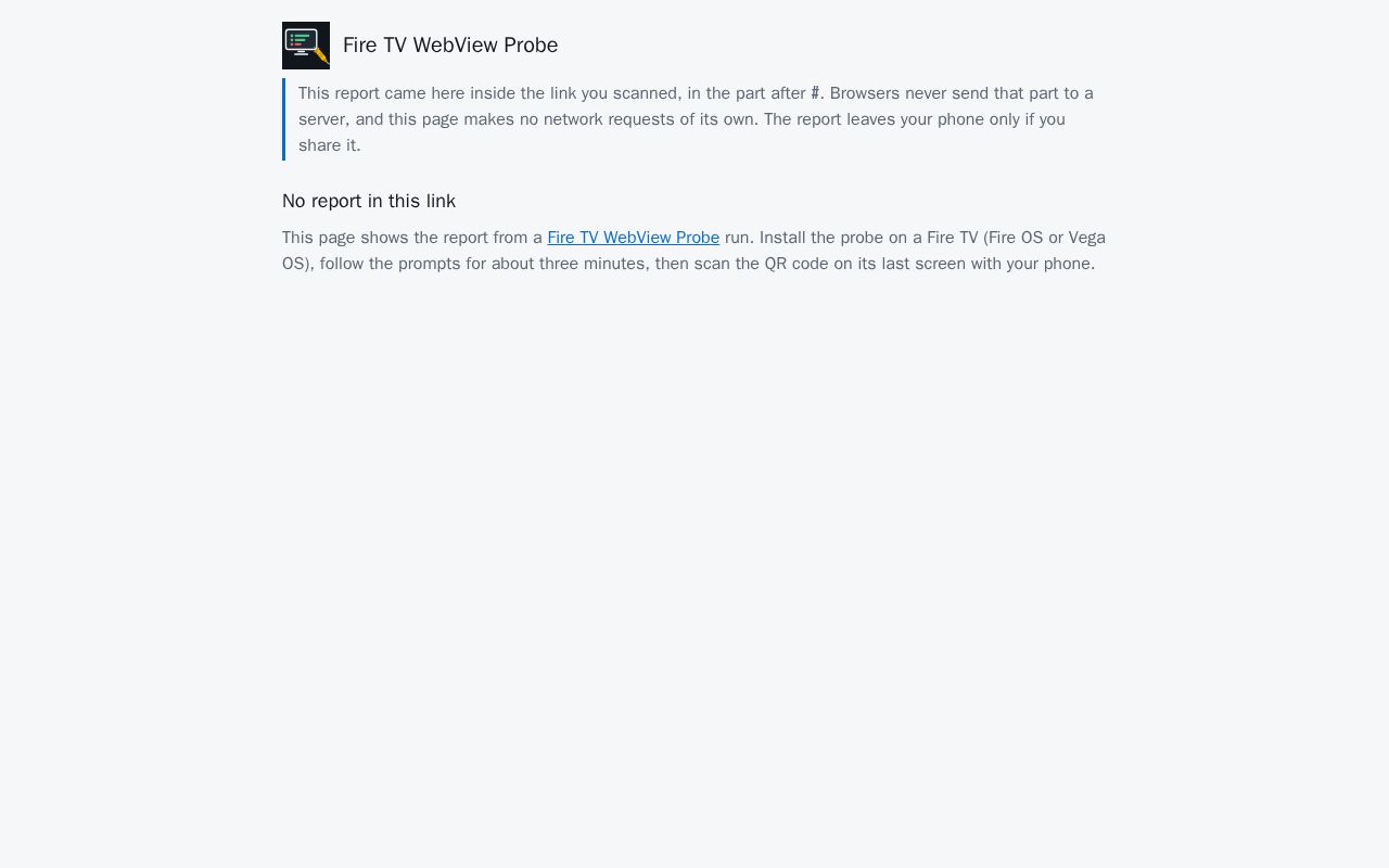 Preview of Firetv Webview Probe