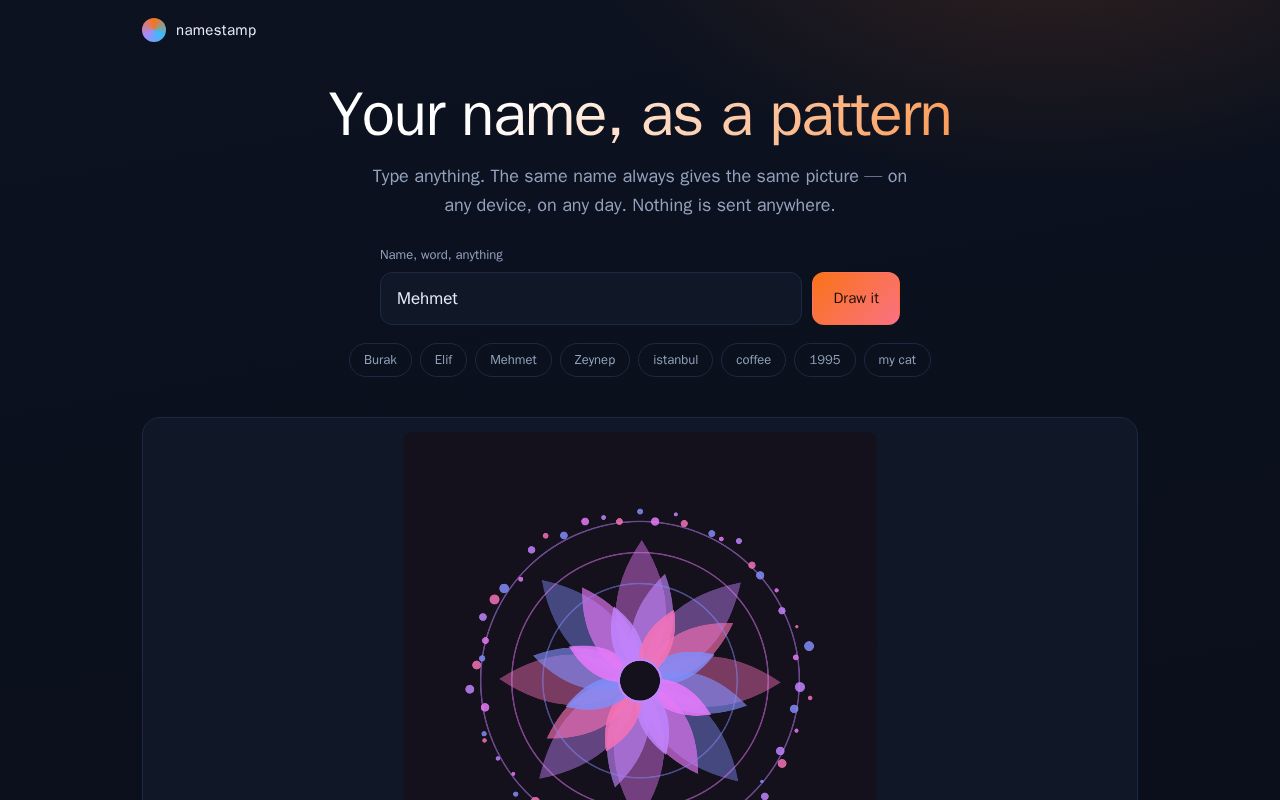 Preview of Namestamp