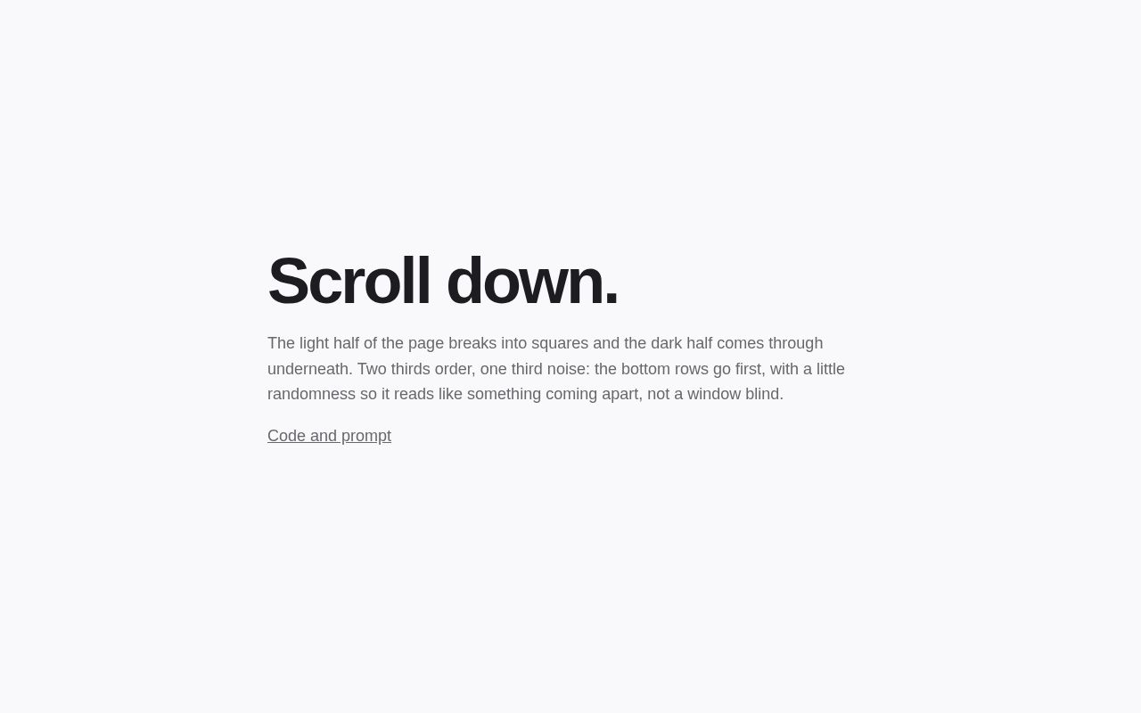 Preview of Pixel Dissolve