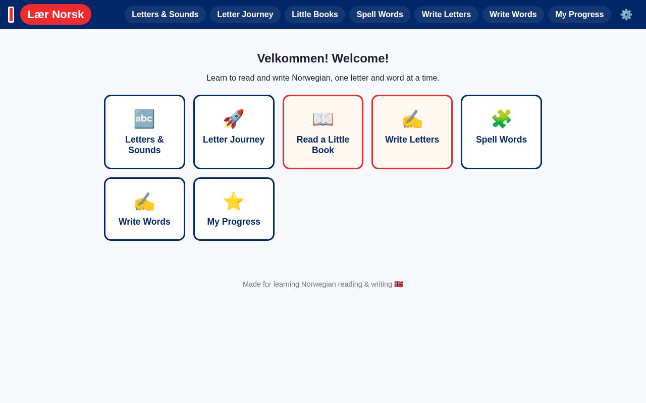 Preview of Norwegian Learn To Read
