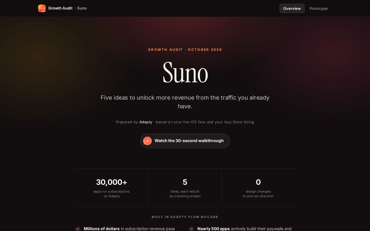 Preview of Suno Flow Rebuild