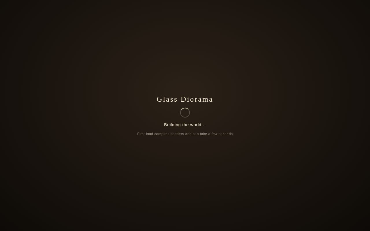 Preview of Glass Diorama Open