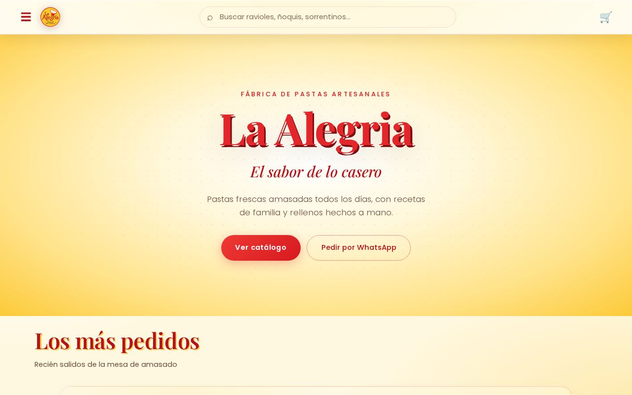 Preview of LaAlegriaWebSite
