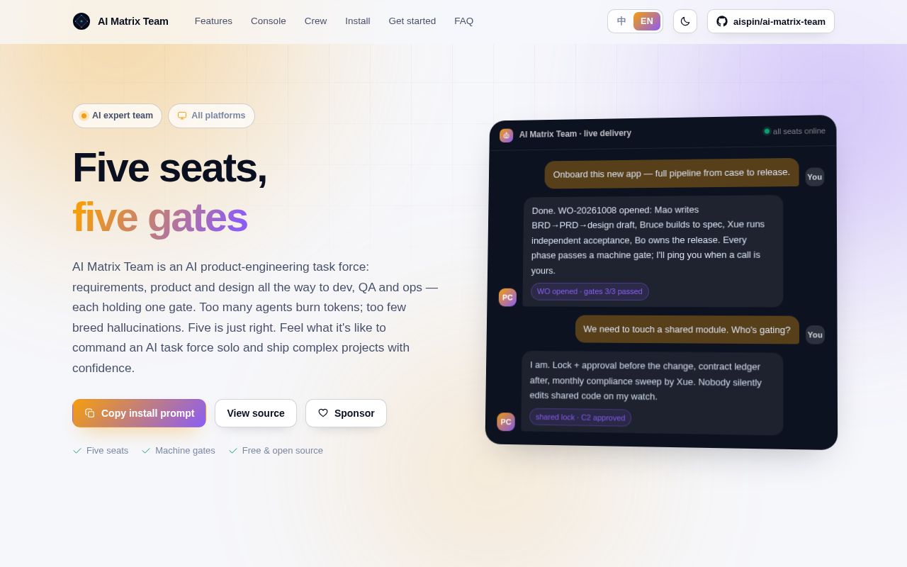 Preview of Ai Matrix Team