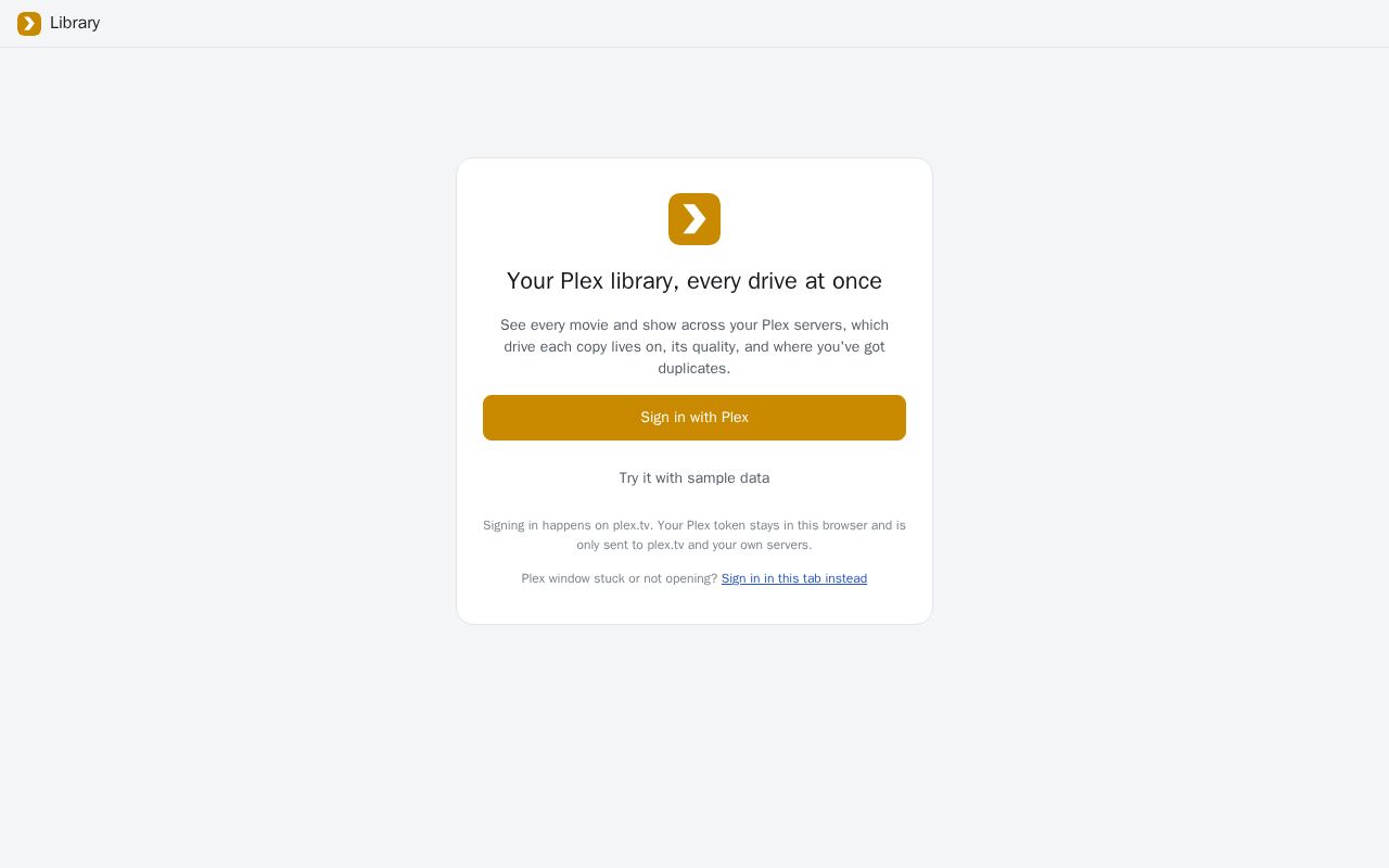 Preview of Plex Library Helper