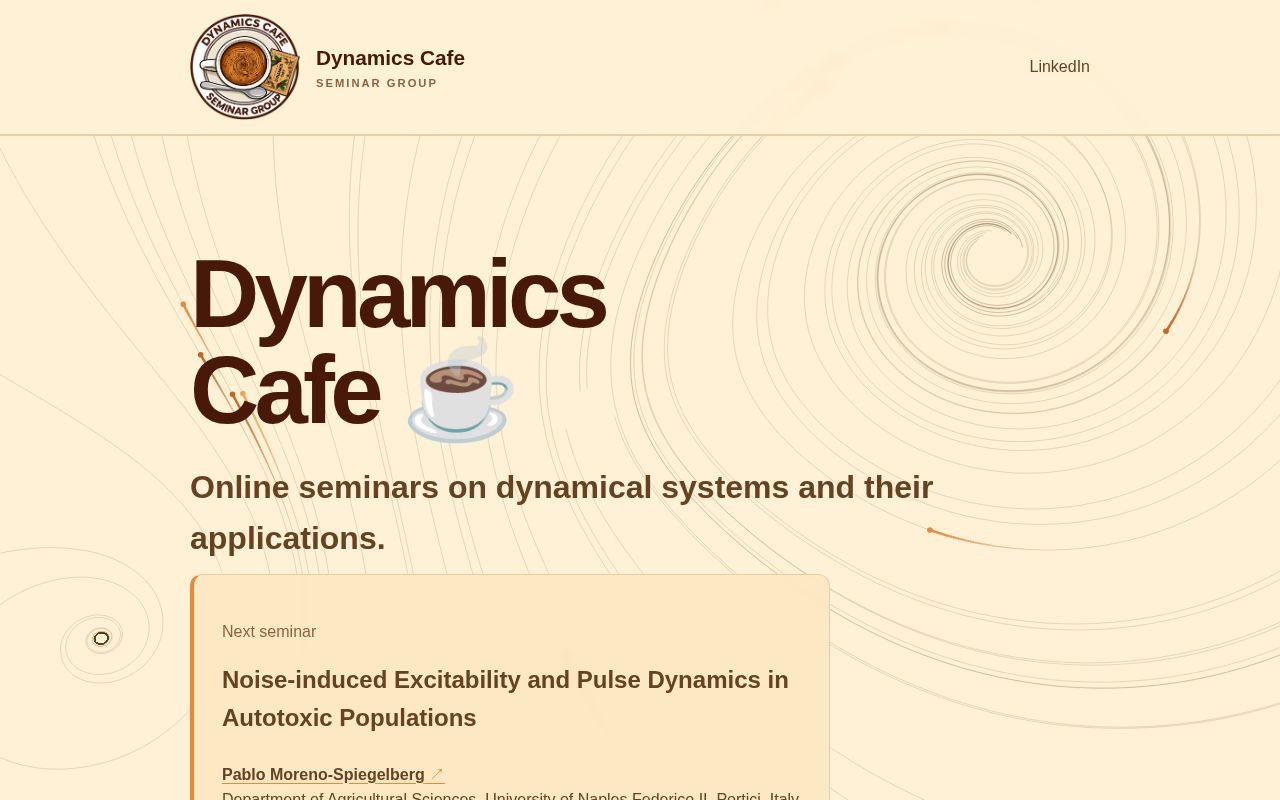 Preview of Dynamics Cafe Github Io