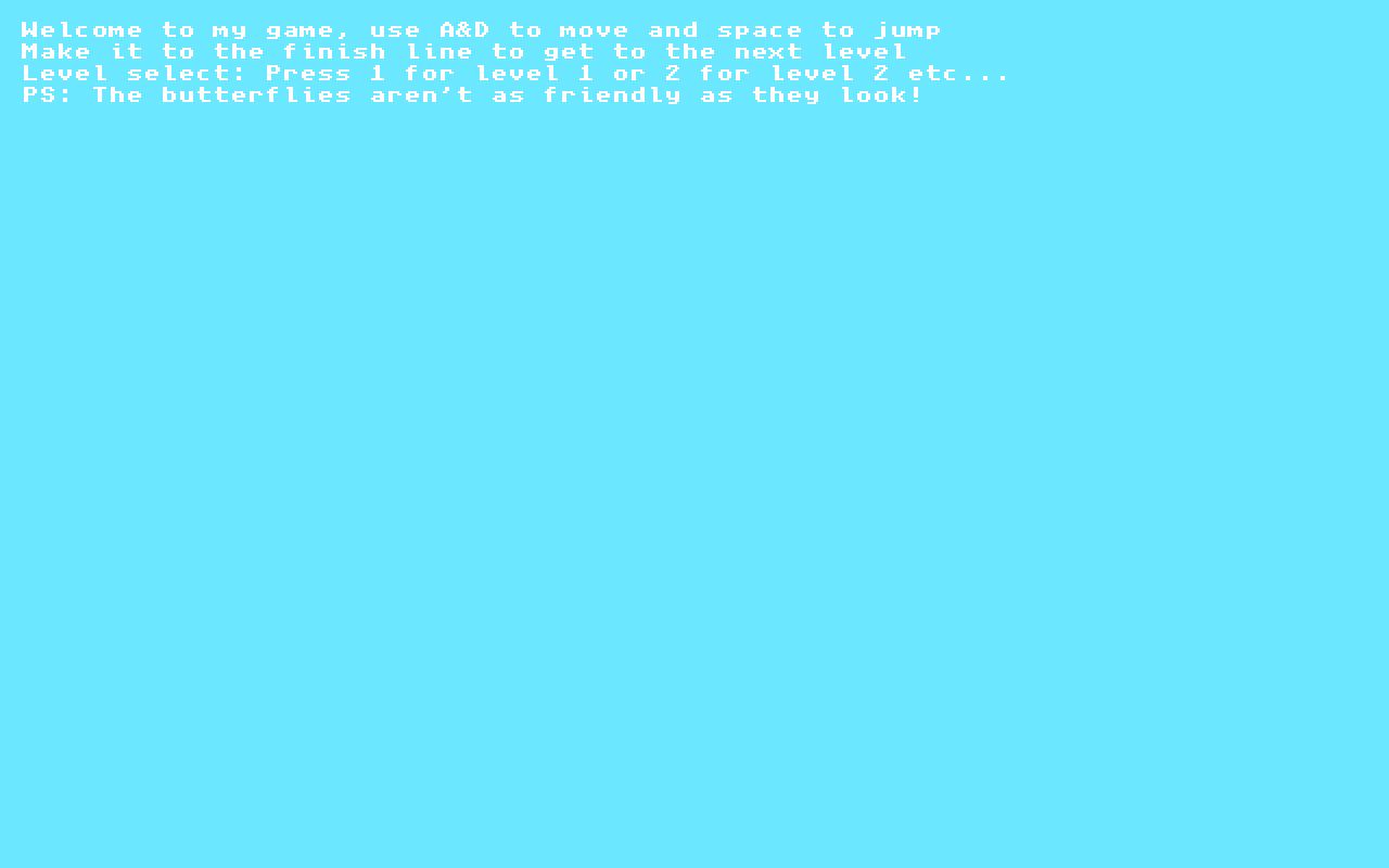 Preview of EPQ Platformer