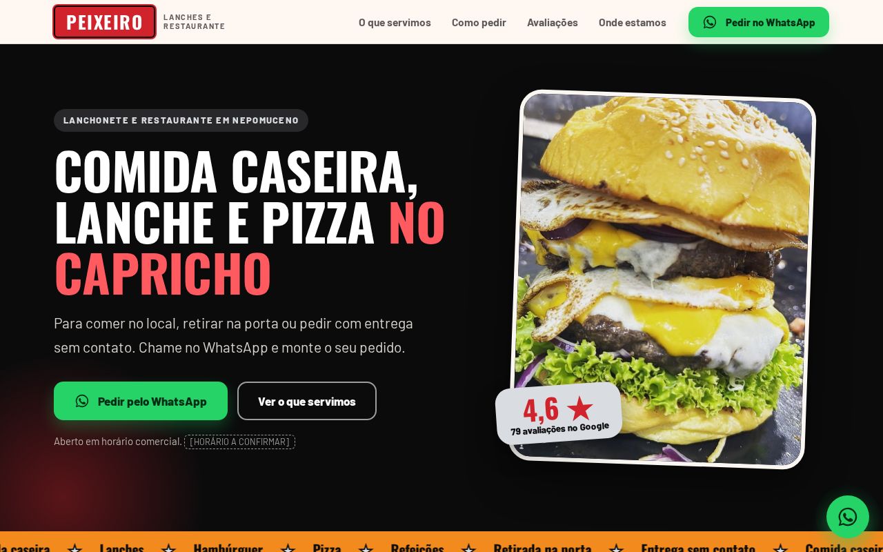 Preview of Peixeiro Lanche
