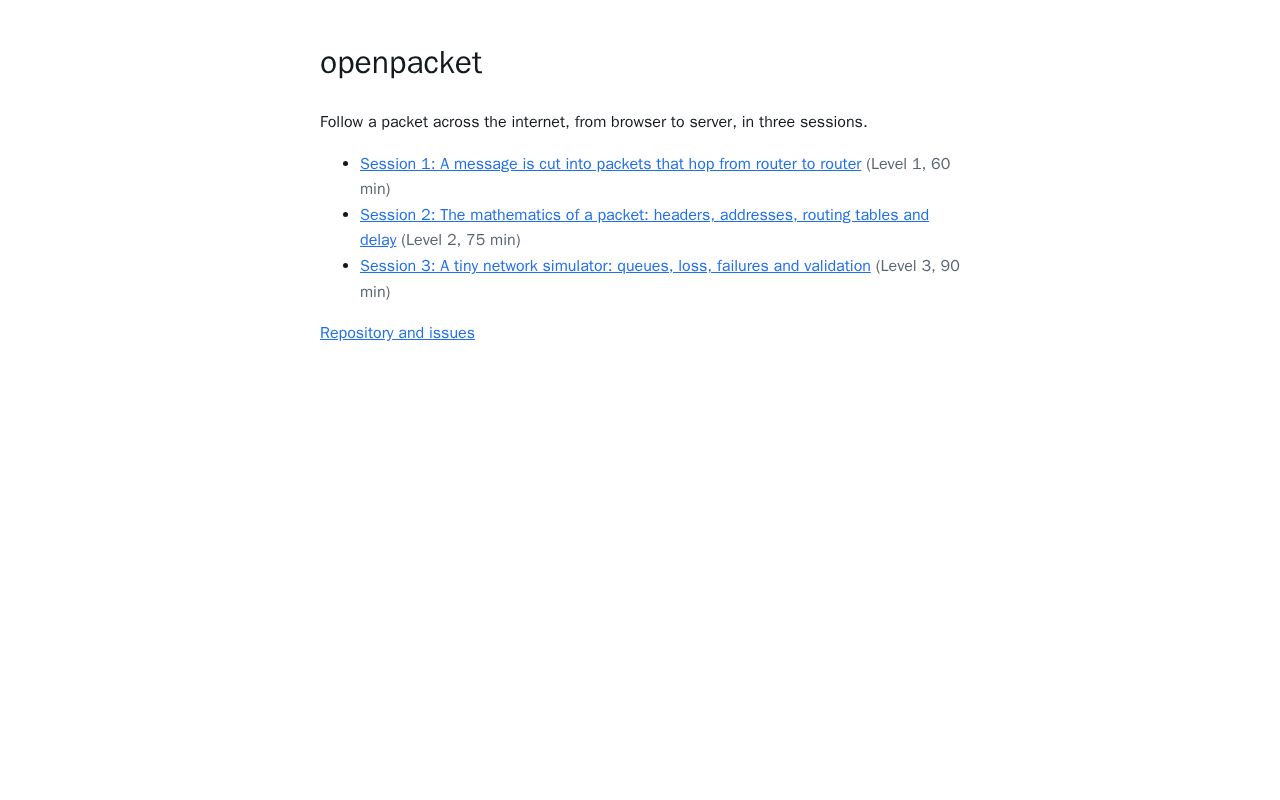 Preview of Openpacket