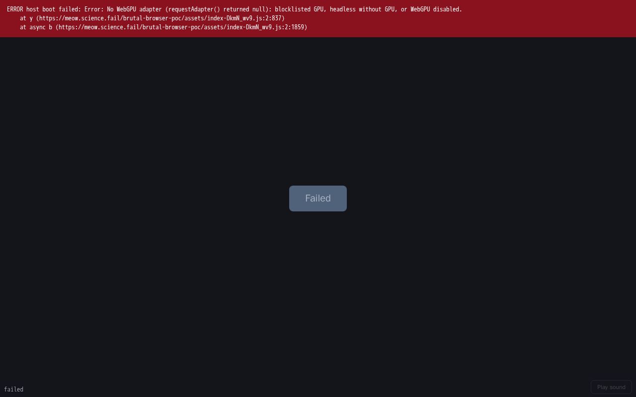 Preview of Brutal Browser Poc