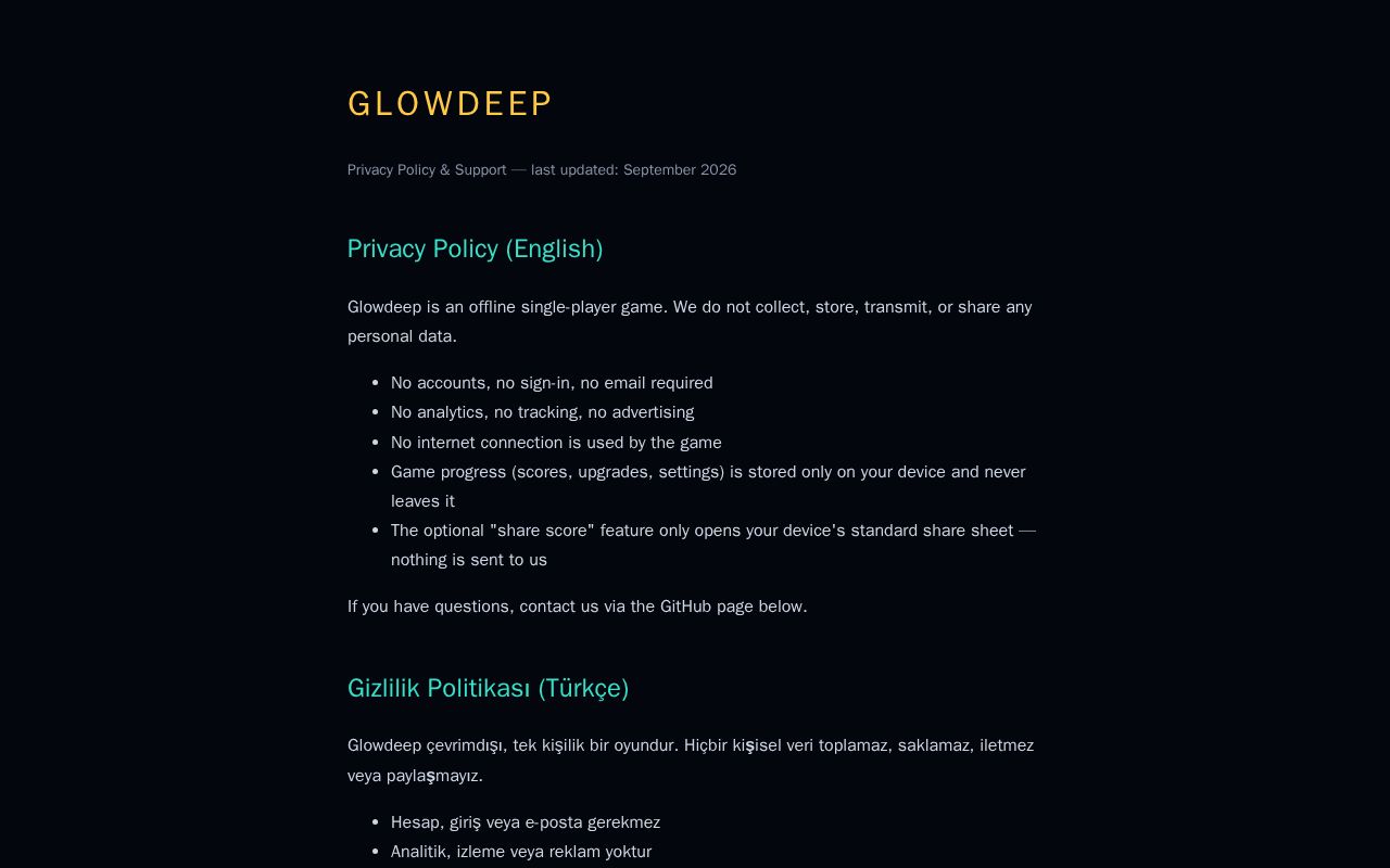 Preview of Glowdeep