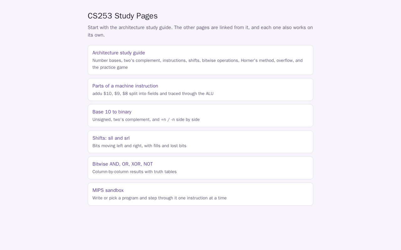Preview of Cs253 Study