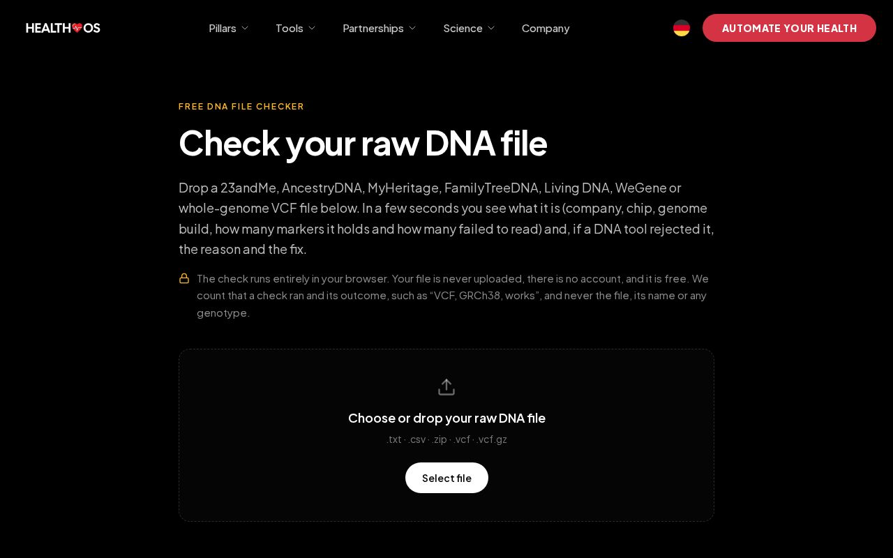 Preview of Genome File