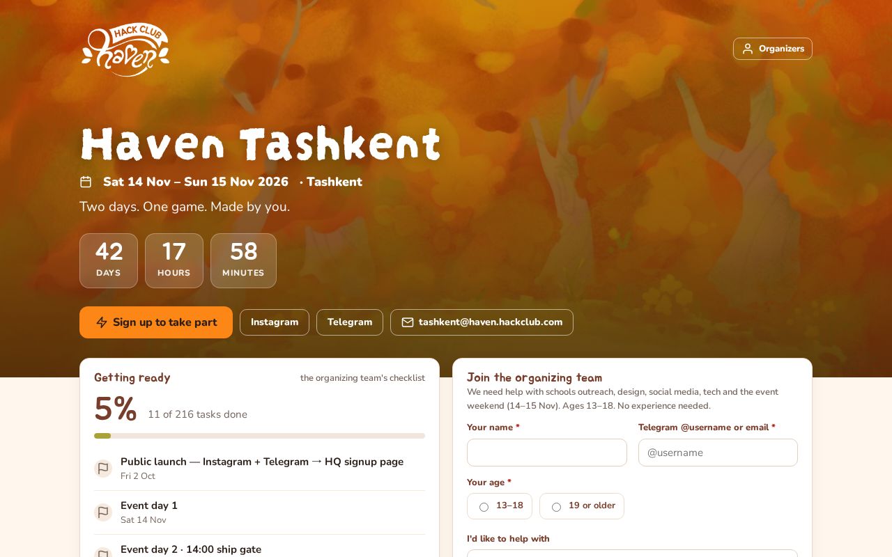 Preview of Haven Tashkent Team