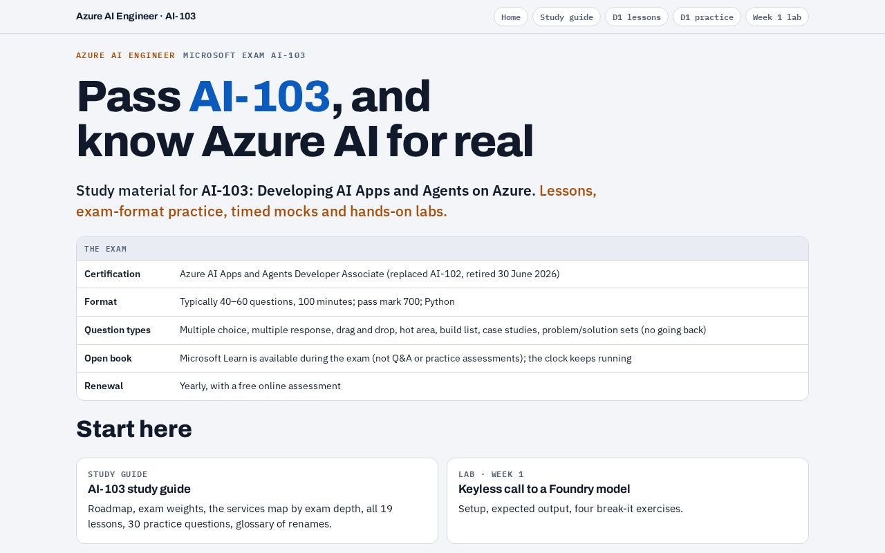 Preview of Azure AI Engineer