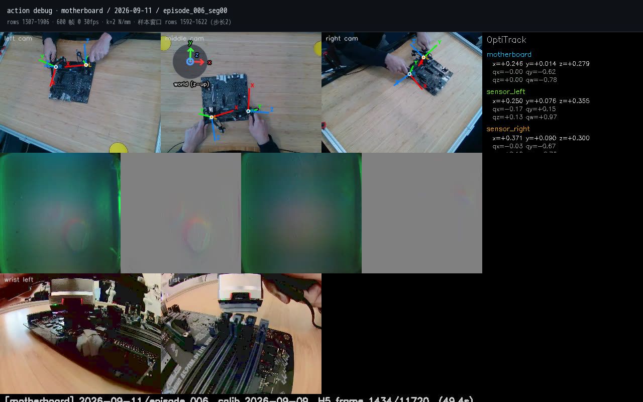 Preview of React action debug