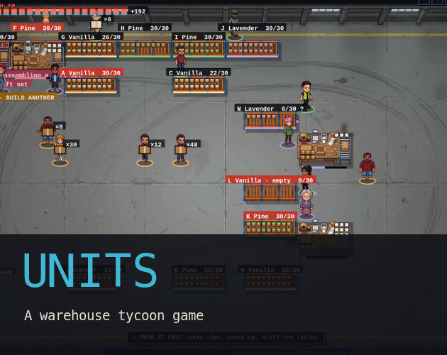 Preview of UNITS: Warehouse