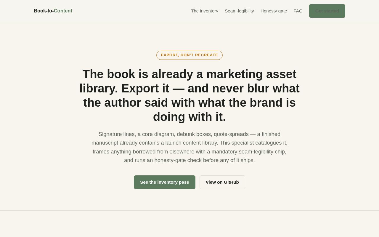 Preview of Book To Content Repurposing Skill