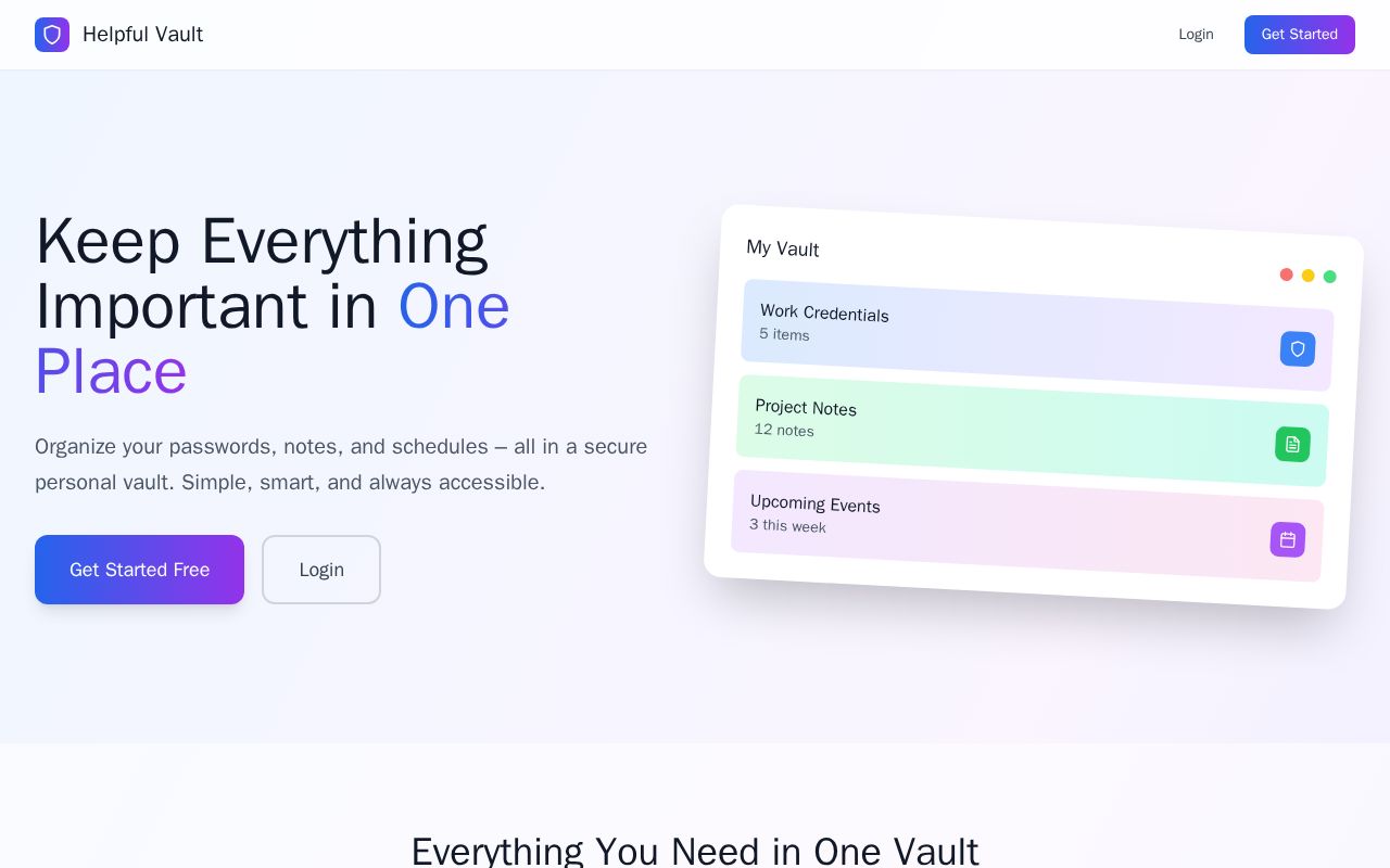 Preview of Helpful-Vault