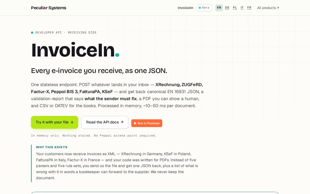 Preview of Invoicein Examples